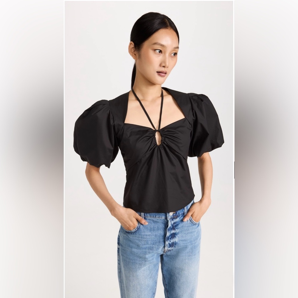 FRAME - Tie-neck Top - Size S